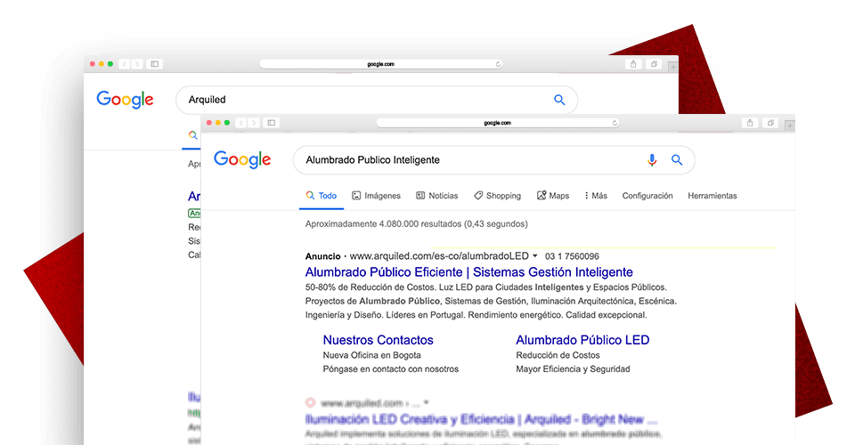 Google Ads ARQ - agencia marketing digital trigger