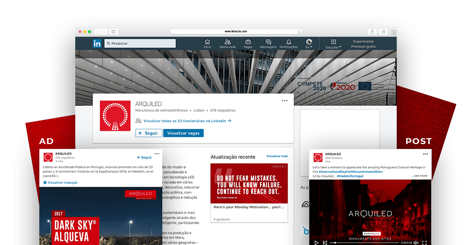 Linkedin ARQ - agência marketing digital trigger
